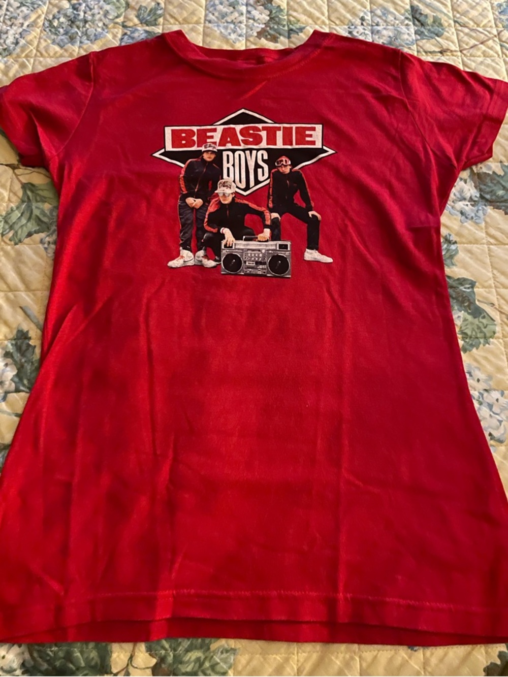 Beastie Boys red graphic tee